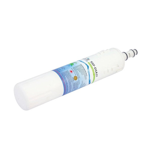 SWIFT GREEN FILTERS SGF-DSA21 Refrigerator Water Filter, 0.5 gpm, 0.5 um Filter, Coconut Shell Carbon Block Filter Media