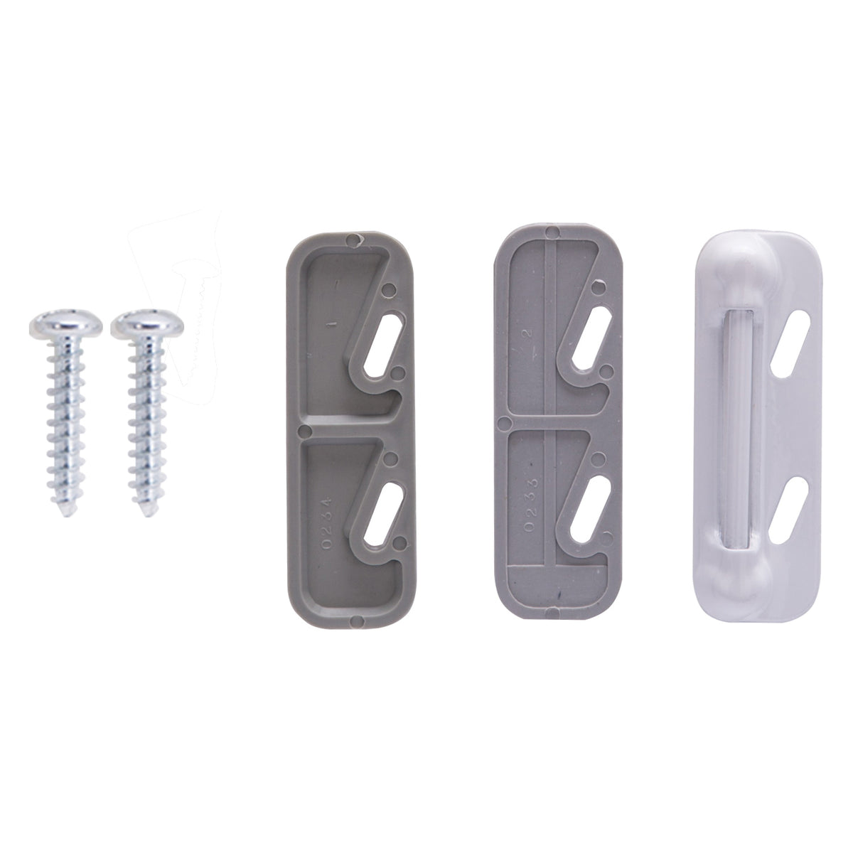 ProSource 41000-UW-PS Storm and Screen Door Strike, 5 in W, Die-Cast Zinc