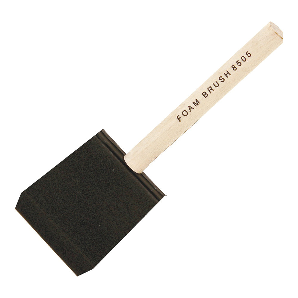 ProSource 850520 Paint Brush, 2 W in Brush, Foam Brush, Wood Handle