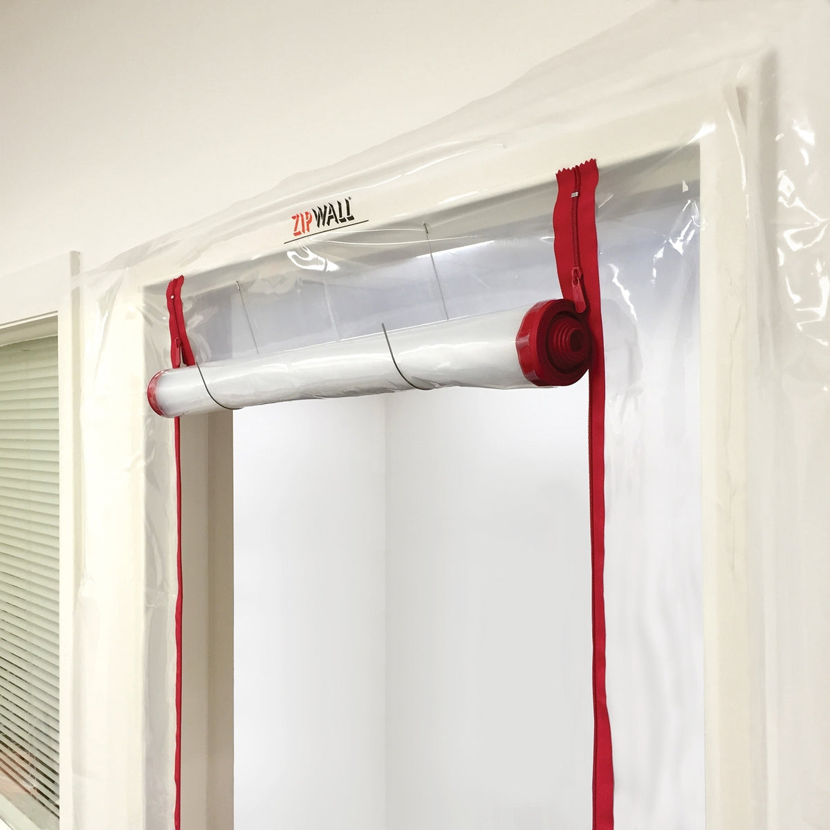 ZIPWALL ZipDoor ZDS Dust Containment Door Kit, Standard, 4 ft L, 7-1/2 ft W, Plastic