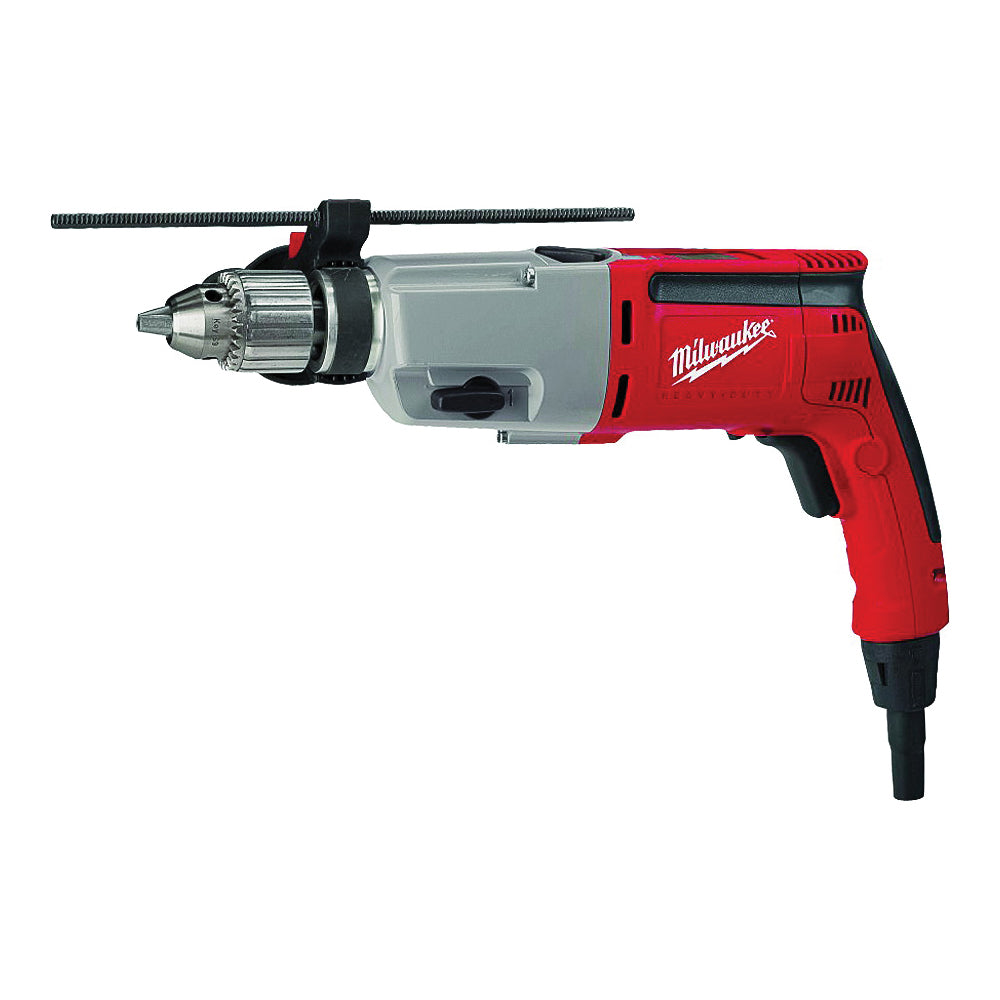 Milwaukee 5387-22 Hammer Drill Kit, 8.5 A, Keyed Chuck, 1/2 in Chuck, 0 to 2500 rpm Speed