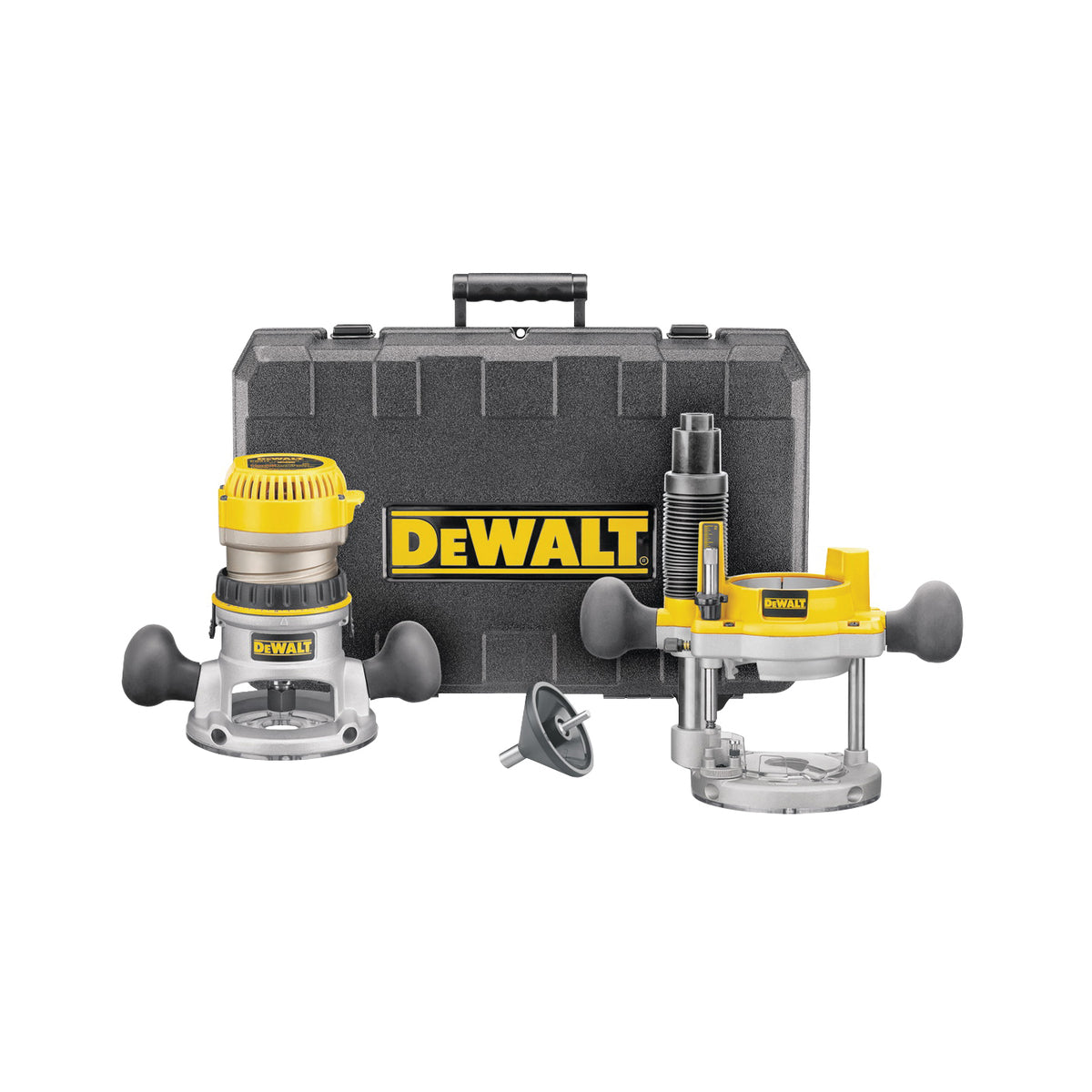 DeWALT DW616PK Router Combination Kit, 11 A, 24,500 rpm Load Speed, 2-1/2 in Max Stroke