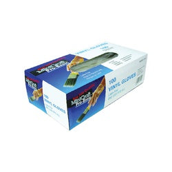 ProSource PVG-100B Latex-Free Disposable Gloves, One-Size, Vinyl, Blue
