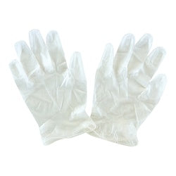 ProSource PVG-10P Latex-Free Disposable Gloves, One-Size, Vinyl