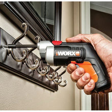 Load image into Gallery viewer, WORX WX252L XTD Xtended Reach Driver, Tool Only, 4 V, 1.5 Ah, 1/4 in Chuck, Hex Chuck
