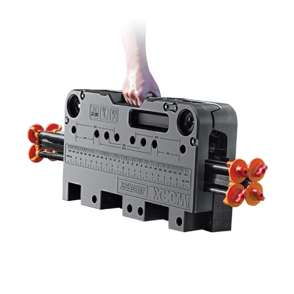 WORX WX066 Portable Work Table, 32 in OAH, 300 lb Capacity, Black, Plastic Tabletop