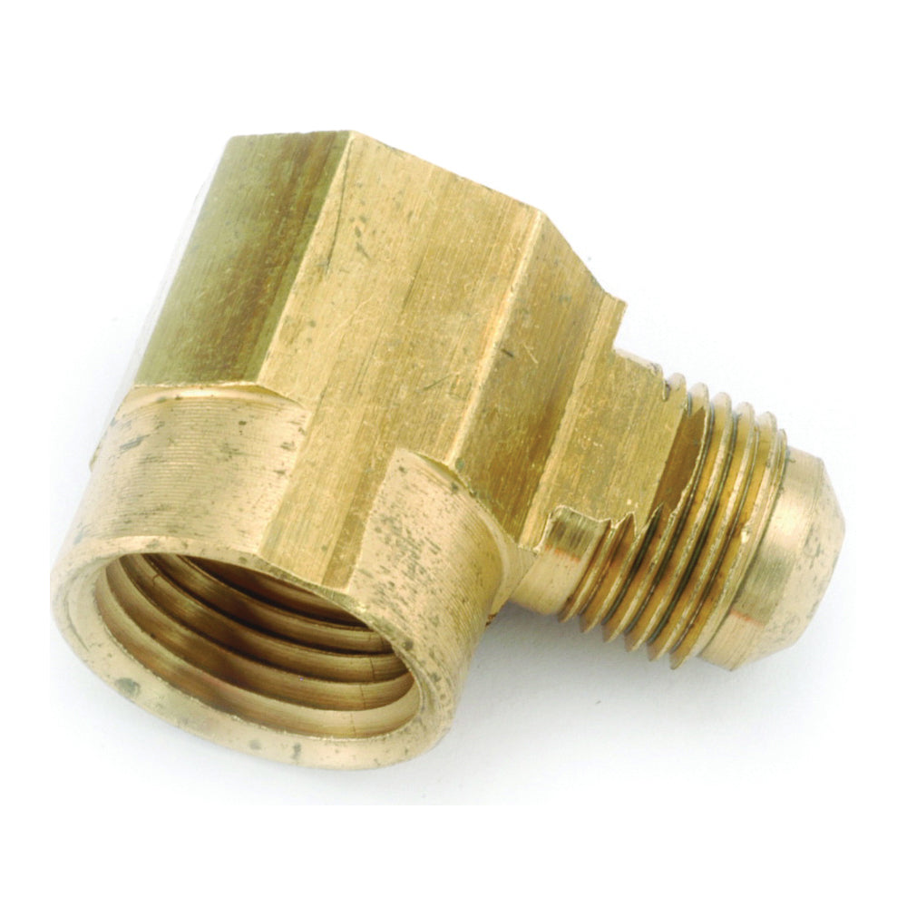 Anderson Metals 754050-1012 Tube Elbow, 5/8 x 3/4 in, 90 deg Angle, Brass, 650 psi Pressure