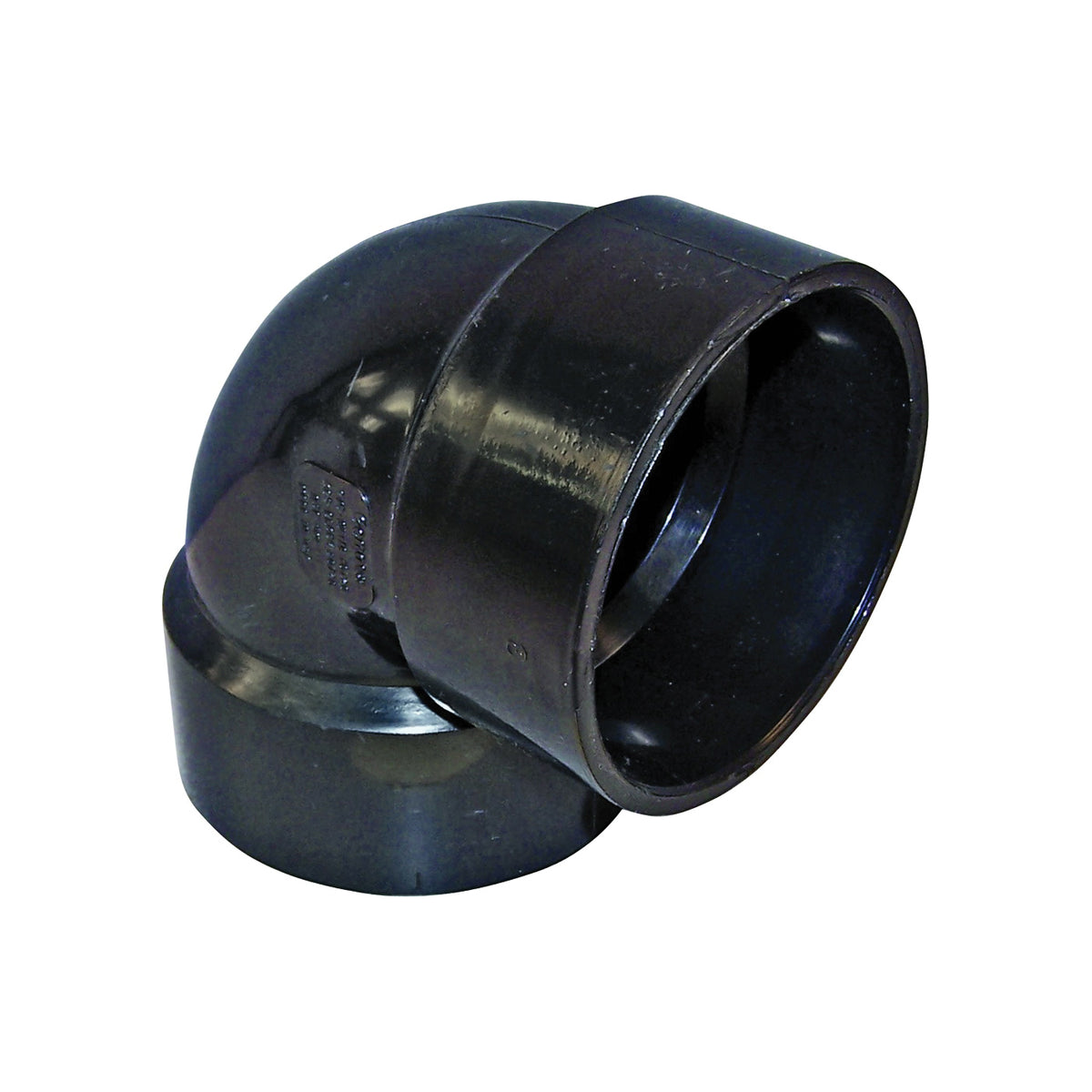 GENOVA 80720 Pipe Elbow, 2 in, Hub, 90 deg Angle, ABS, SCH 40 Schedule