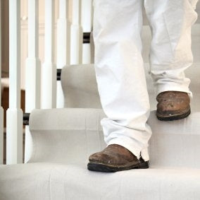 Trimaco STAY PUT PLUS 04329 Drop Cloth, 8 ft L, 6 ft W, Canvas