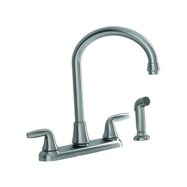 American Standard Jocelyn Series 9316.451.075 Kitchen Faucet with Side Sprayer, 1.8 gpm, 2-Faucet Handle, Brass