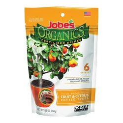 Jobes 04226 Organic Fertilizer Pack, Spike, 3-5-5 N-P-K Ratio
