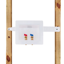 Load image into Gallery viewer, EASTMAN 60245 Washing Machine Outlet Box, 1/2, 3/4 in Connection, Brass
