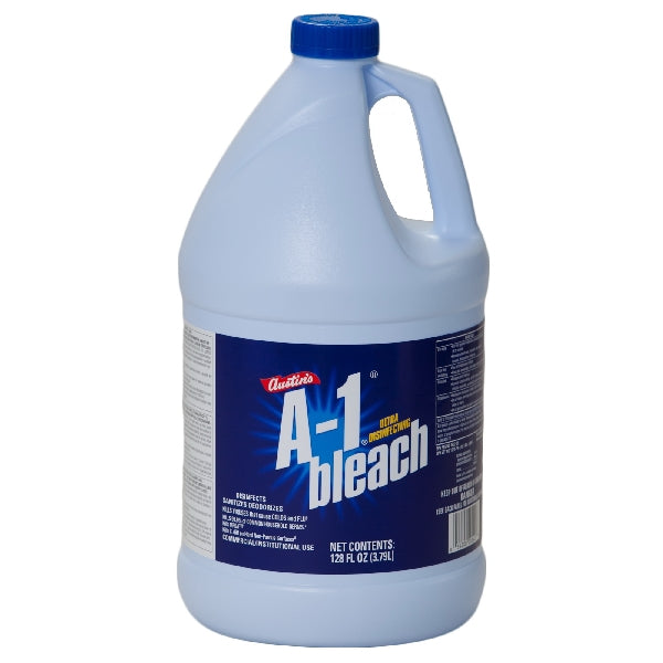 Austin A-1 54200-00040 Ultra Disinfecting Bleach, 128 fl-oz Bottle, Liquid, Chlorine, Pungent