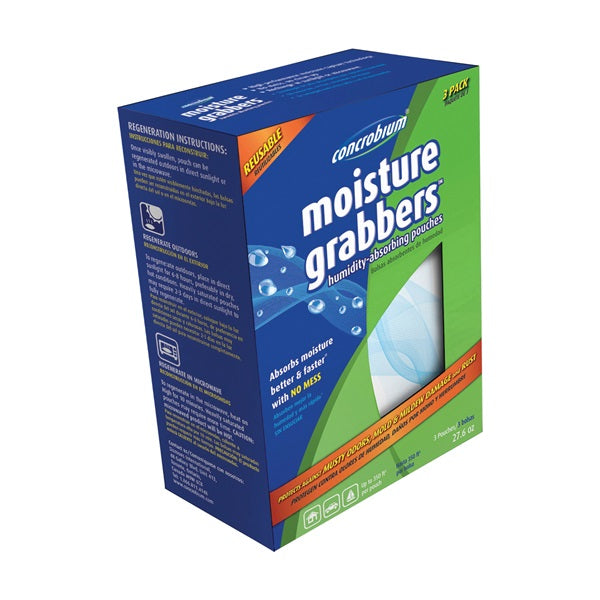 Concrobium 745-3276 Moisture Grabber, 27.6 oz Pouch, Solid, Odorless