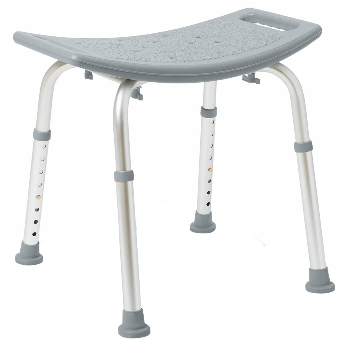 MEDLINE MDS89740KD Shower Seat, 300 lb, Aluminum Frame