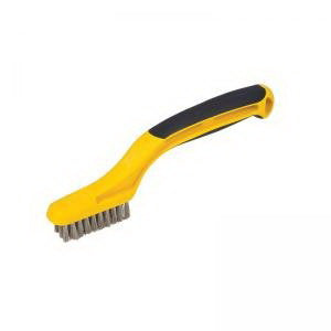 HYDE 46812 Grout Brush, 2-1/4 x 5/8 in Brush, Stainless Steel Trim