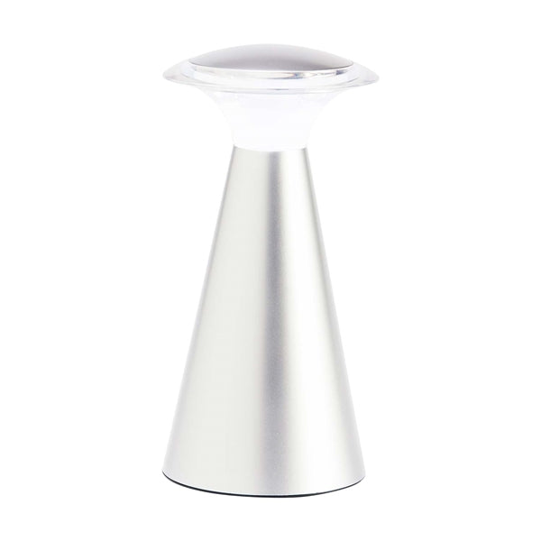 LIGHT IT 24414-130 Lantern Touch, AA Battery, LED Lamp, Metal, Satin Nickel