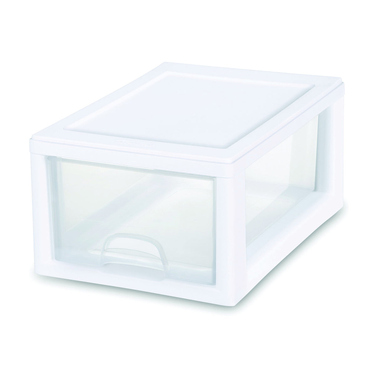 Sterilite 20518006 Stackable Drawer, 6 qt Capacity, 1-Drawer, Plastic, 8-7/8 in OAW, 12-7/8 in OAH, 6 in OAD