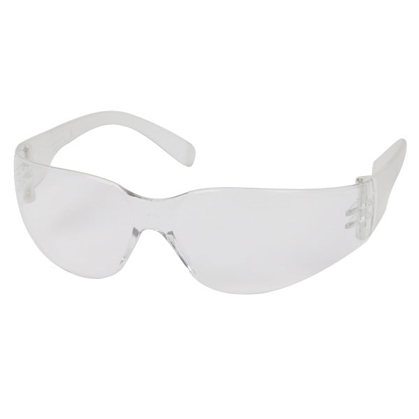 SAFETY WORKS 10006315 Close-Fitting Safety Glasses, Anti-Fog, Anti-Scratch Lens, Rimless Frame, Clear Frame