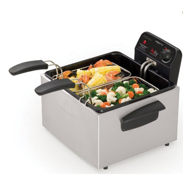 Presto ProFry Series 05466/05464 Deep Fryer, 5 qt Capacity