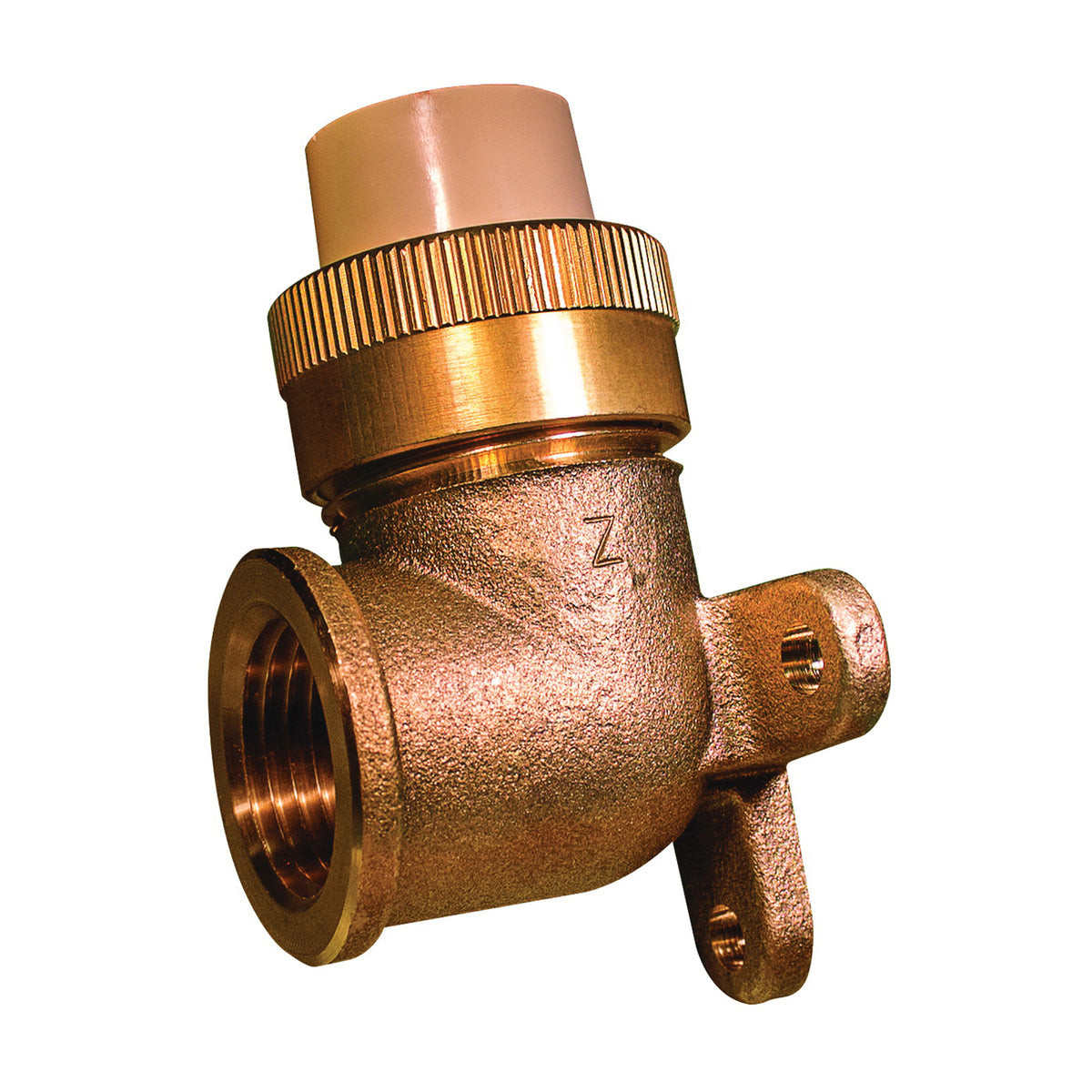 GENOVA 500 Series 53071Z Pipe Elbow, 1/2 in, Slip-Joint x FIP, 90 deg Angle, CPVC, 400 psi Pressure