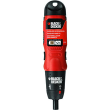 Load image into Gallery viewer, Black+Decker AS6NG Screwdriver, Battery Included, 6 V, 1/4 in Chuck, Keyless Chuck
