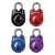 Master Lock Speed Dial Series 1500ID Directional Padlock, 1/4 in Dia Shackle, 1 in H Shackle, Steel Shackle, Metal Body