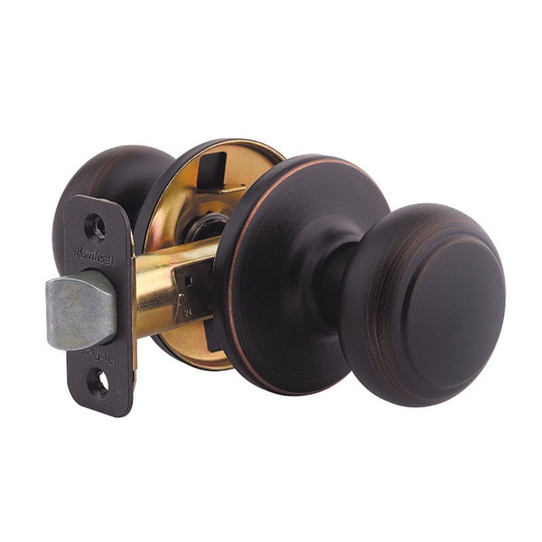 Kwikset 200CV 11P CP Closet Door Knob, Venetian Bronze