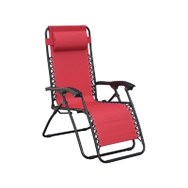 Seasonal Trends F5325O-1BKOX17 Adjustable Relaxer, 25.59 in W, 63.75 in D, 44 in H, 250 lb Capacity, Fabric Seat