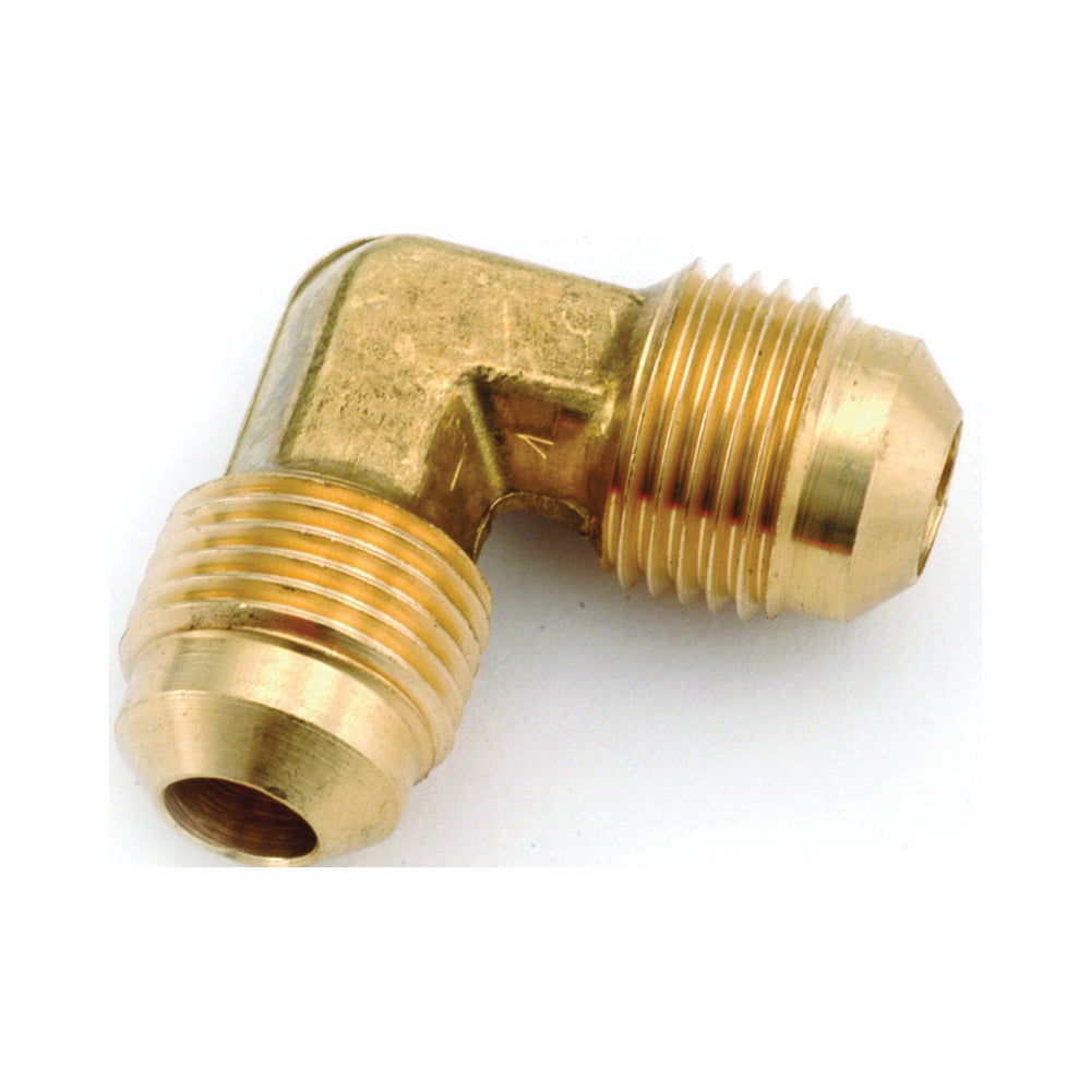 Anderson Metals 754055-10 Tube Elbow, 5/8 in, 90 deg Angle, Brass, 1400 psi Pressure