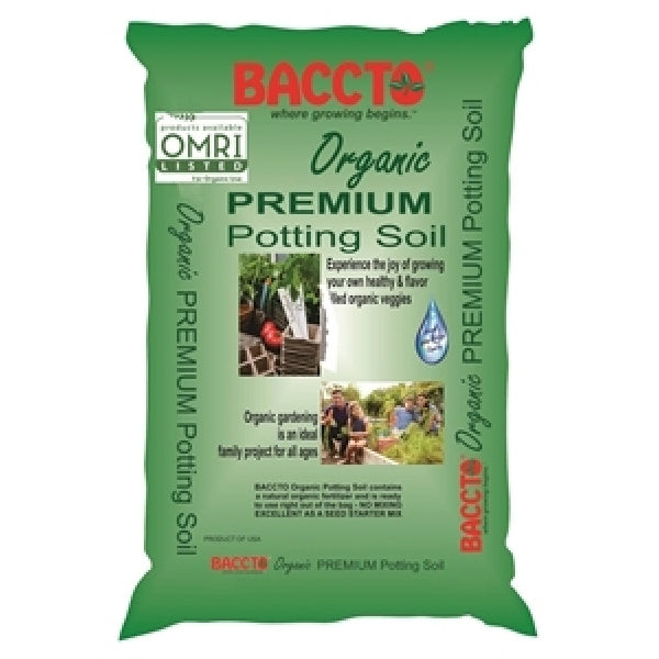 BACCTO 1465P Potting Soil, 8 qt Bag