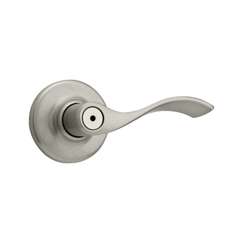 Kwikset 300BL-15 6AL Privacy Lever, Satin Nickel