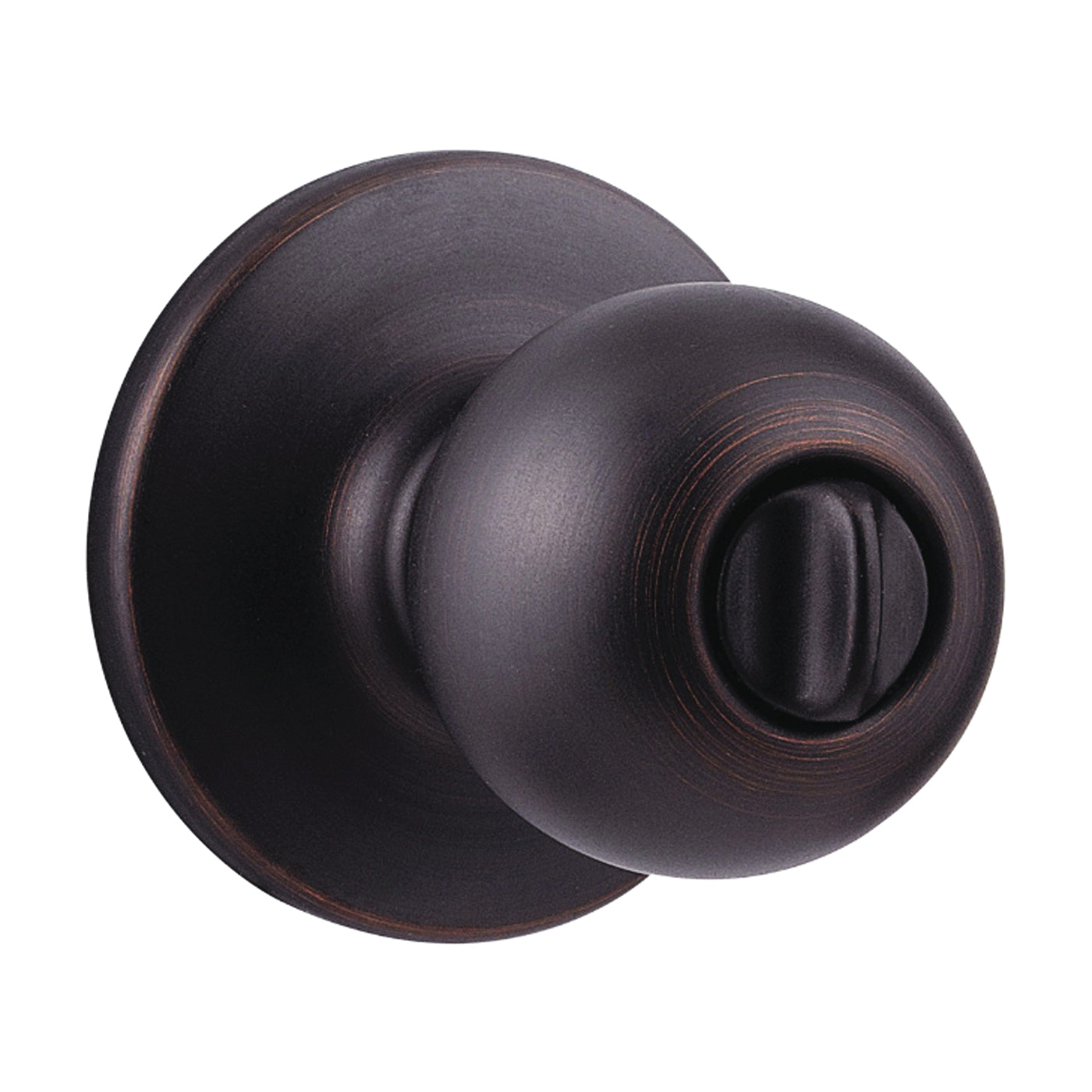 Kwikset 300P-11P CP Privacy Door Knob, Venetian Bronze