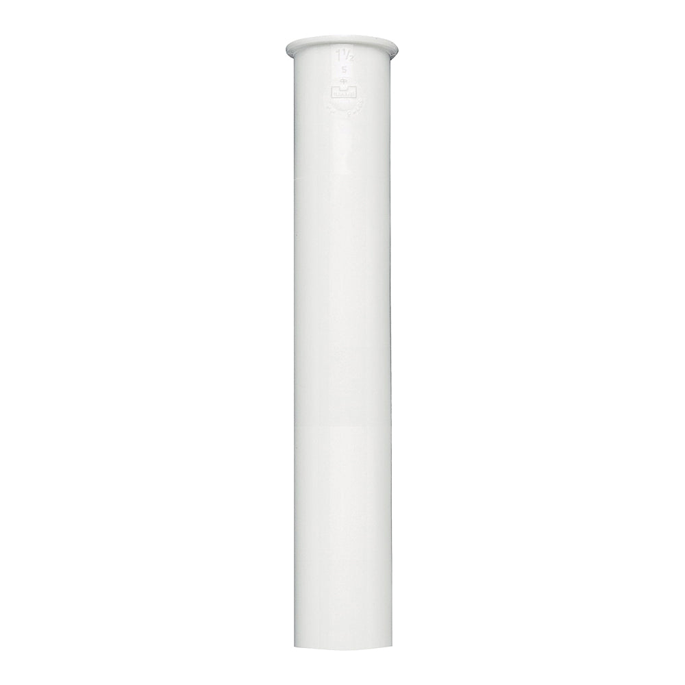 Plumb Pak PP10-8W Sink Tailpiece, 1-1/2 in, 8 in L, PVC, White