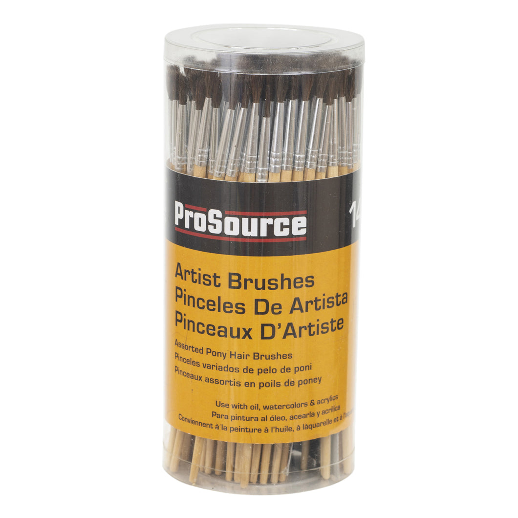 ProSource A90001 Artist Brush Set, Plastic Handle