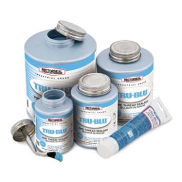 RECTORSEAL Tru-Blu 31631 Thread Sealant, 0.25 pt Can, Paste, Blue