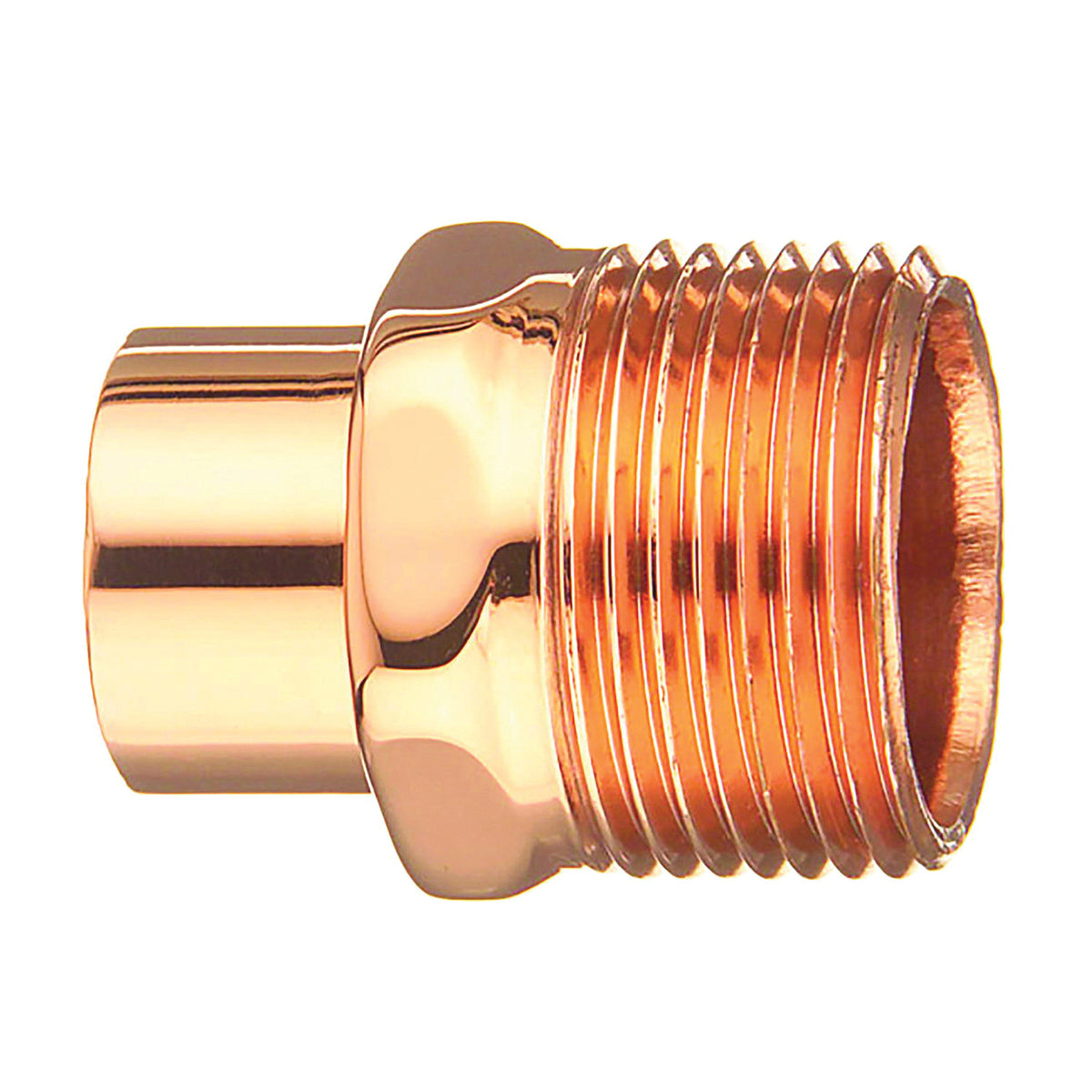 EPC 104-2 Series 30436 Street Pipe Adapter, 1/2 in, FTG x MIP, Copper