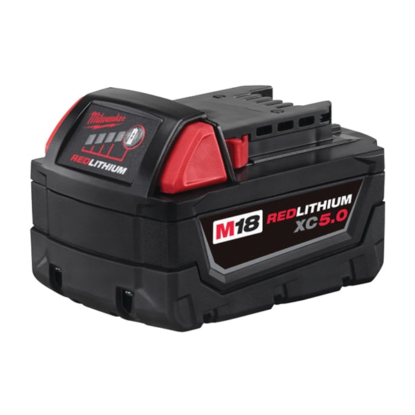 Milwaukee 48-11-1850 Rechargeable Battery Pack, 18 V Battery, 5 Ah