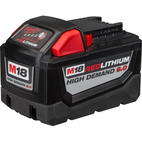 Milwaukee 48-11-1890 Rechargeable Battery Pack, 18 V Battery, 9 Ah