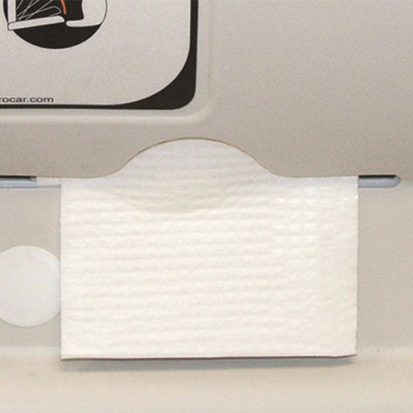 CONTINENTAL COMMERCIAL 8255 Diaper Changing Station Liner, 250 lb, 6-1/2 in L, 4-3/4 in W, Wall Mounting, White