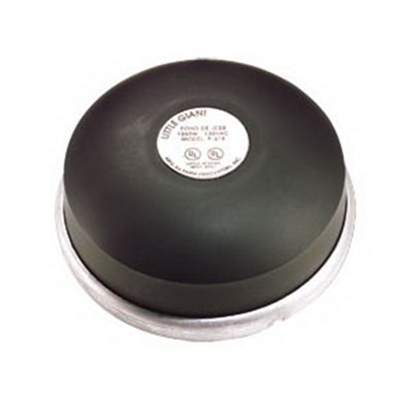 Little Giant 566049 Pond De-Icer, 50 to 600 gal Tank, 10 ft L Cord, 1200 W