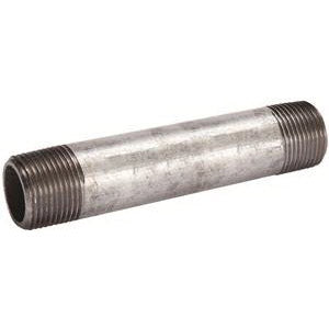 Smith-Cooper 84NI4 Series 84NI4040060C Pipe Nipple, 4 in, Butt Weld, Carbon Steel, SCH 40 Schedule, 6 in L