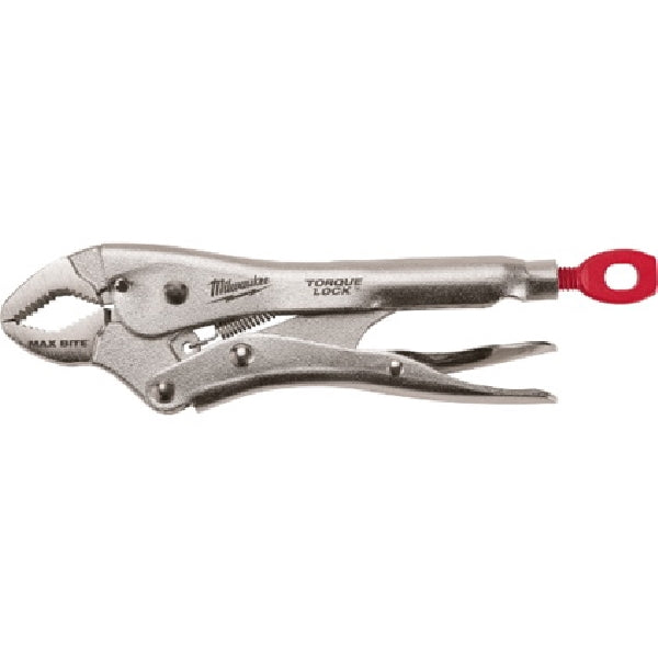 Milwaukee Torque Lock 48-22-3607 Locking Plier, 8.1 in OAL, 1-1/2 in Jaw Opening, Ergonomic Handle, 29/64 in W Jaw