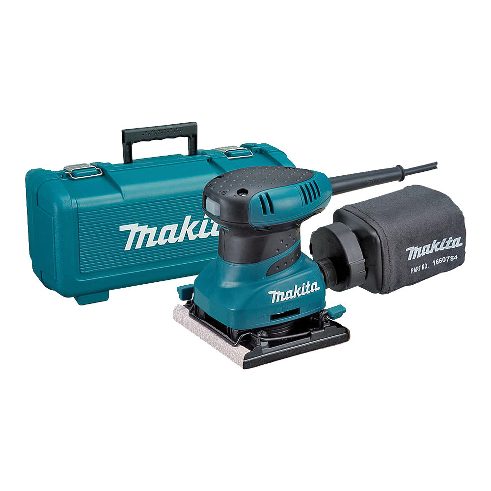 Makita BO4556K Finishing Sander, 2 A, 1/4 in Sheet