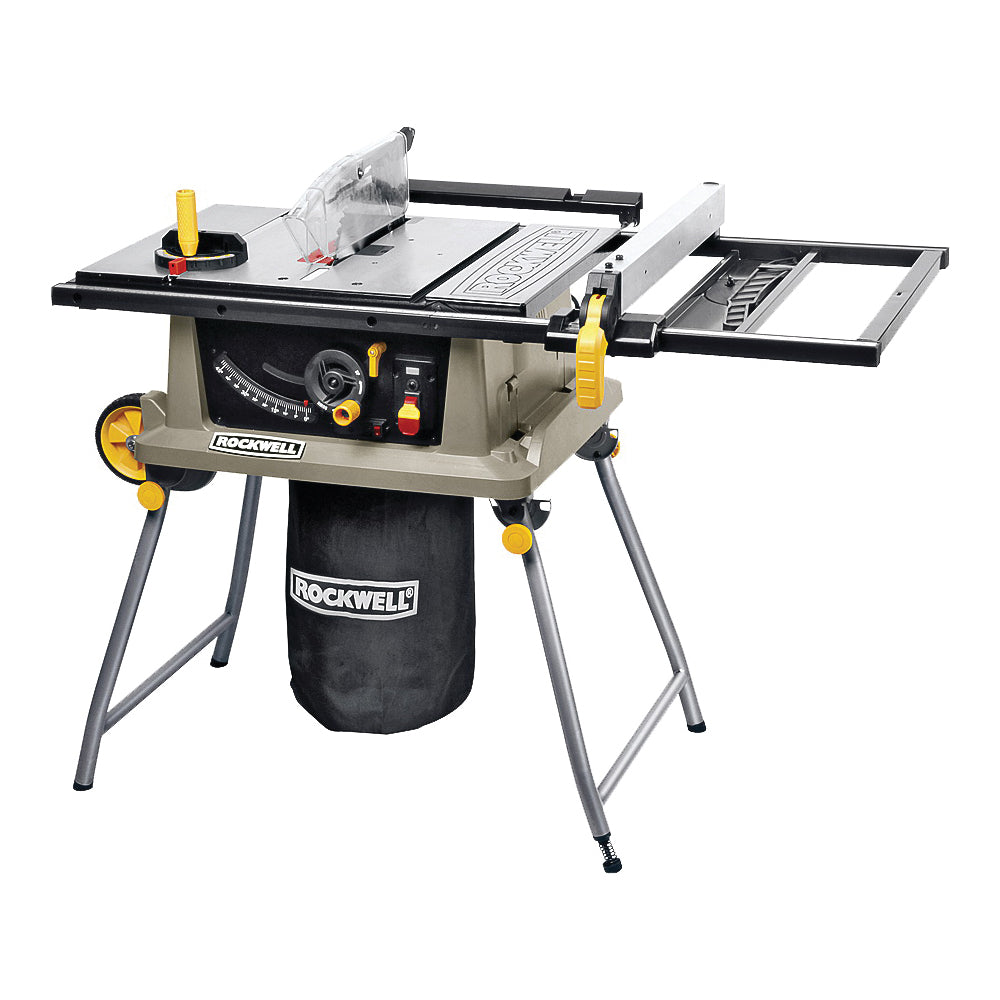 ROCKWELL RK7241S Table Saw with Laser, 120 V, 15 A, 10 in Dia Blade, 5/8 in Arbor, 30 in Rip Capacity Right