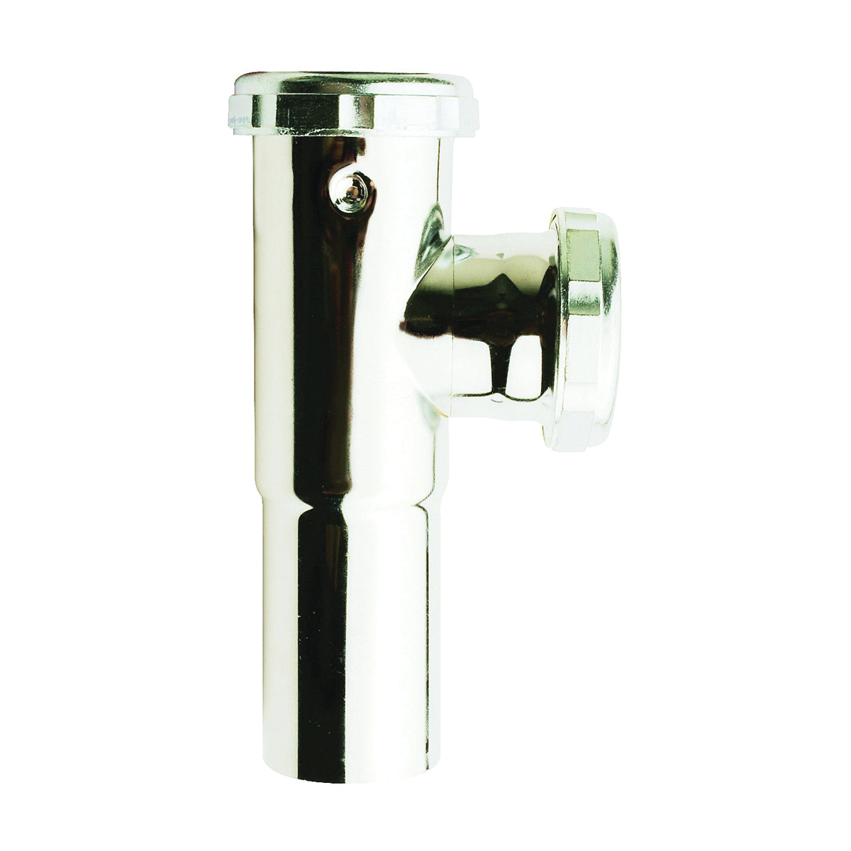 Plumb Pak PP128CP Tee and Tailpiece with Baffle, 1-1/2 in, Slip-Joint, Brass