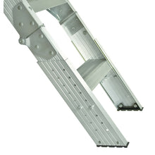 Load image into Gallery viewer, Louisville Elite Series AA2210 Attic Ladder, 7 ft 8 in to 10 ft 3 in H Ceiling, 22-1/2 x 54 in Ceiling Opening, 11-Step

