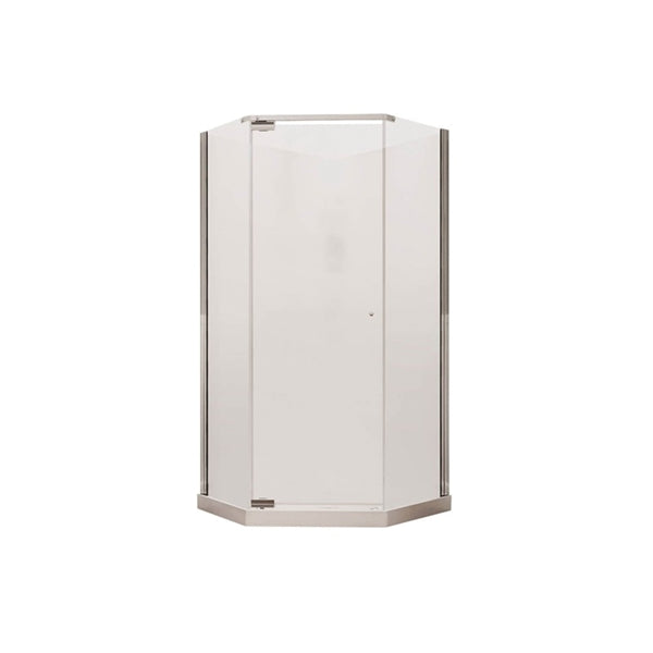 MAAX Begonia Soho 105544-000-129 Shower Kit, 36 in L, 36 in W, 72 in H, Polystyrene, Chrome, 3-Wall Panel