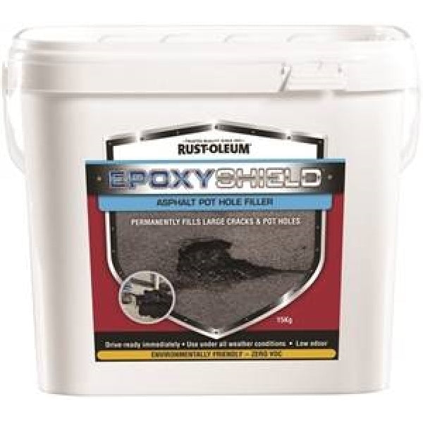RUST-OLEUM 257893 Pothole Filler, Black, 15 kg