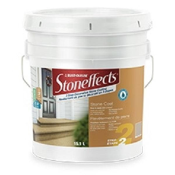 RUST-OLEUM Stoneffects N5235805P Stone Coating, Liquid, Champagne, 15.1 L Pail